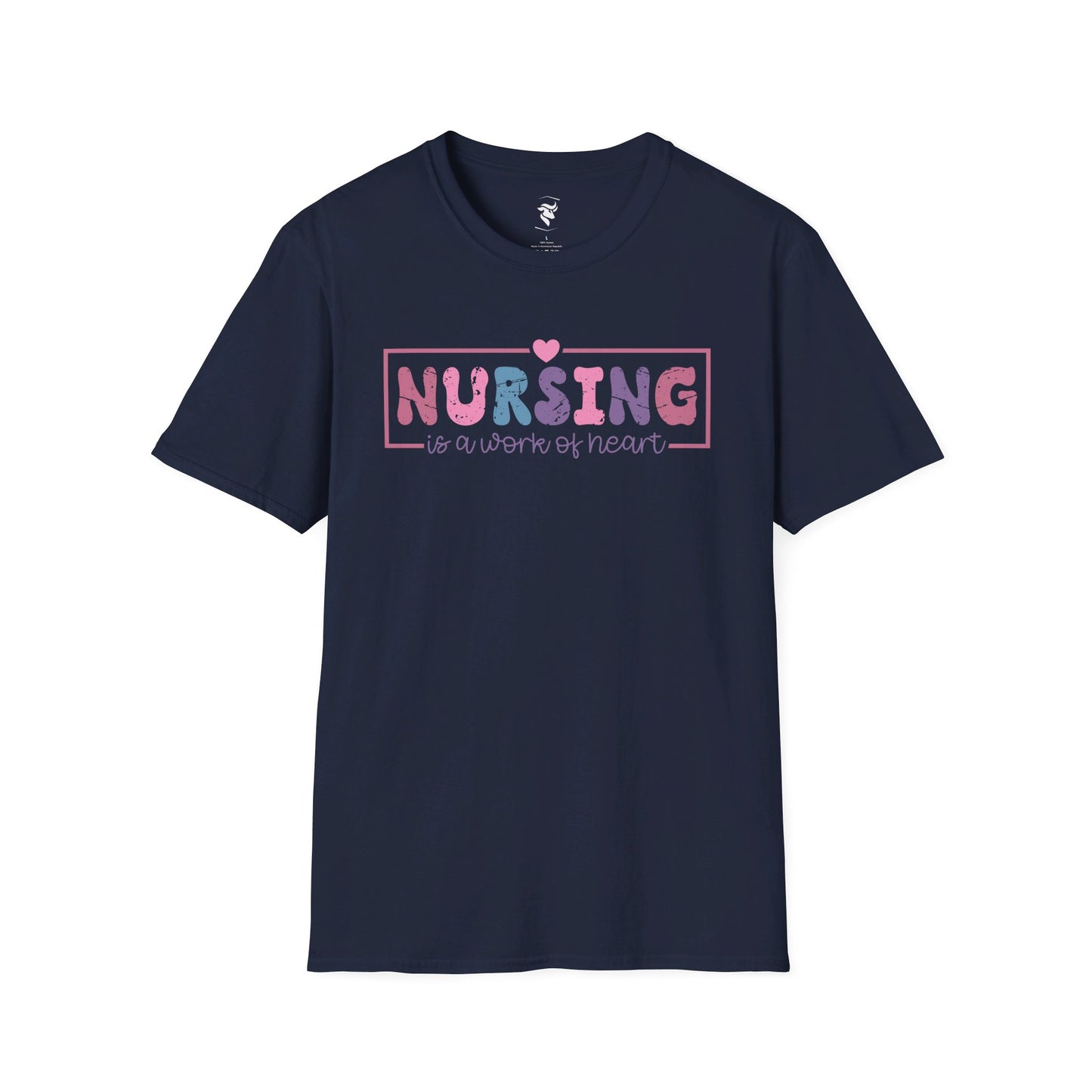 Nursing is a Work of Heart Pastel T-Shirt