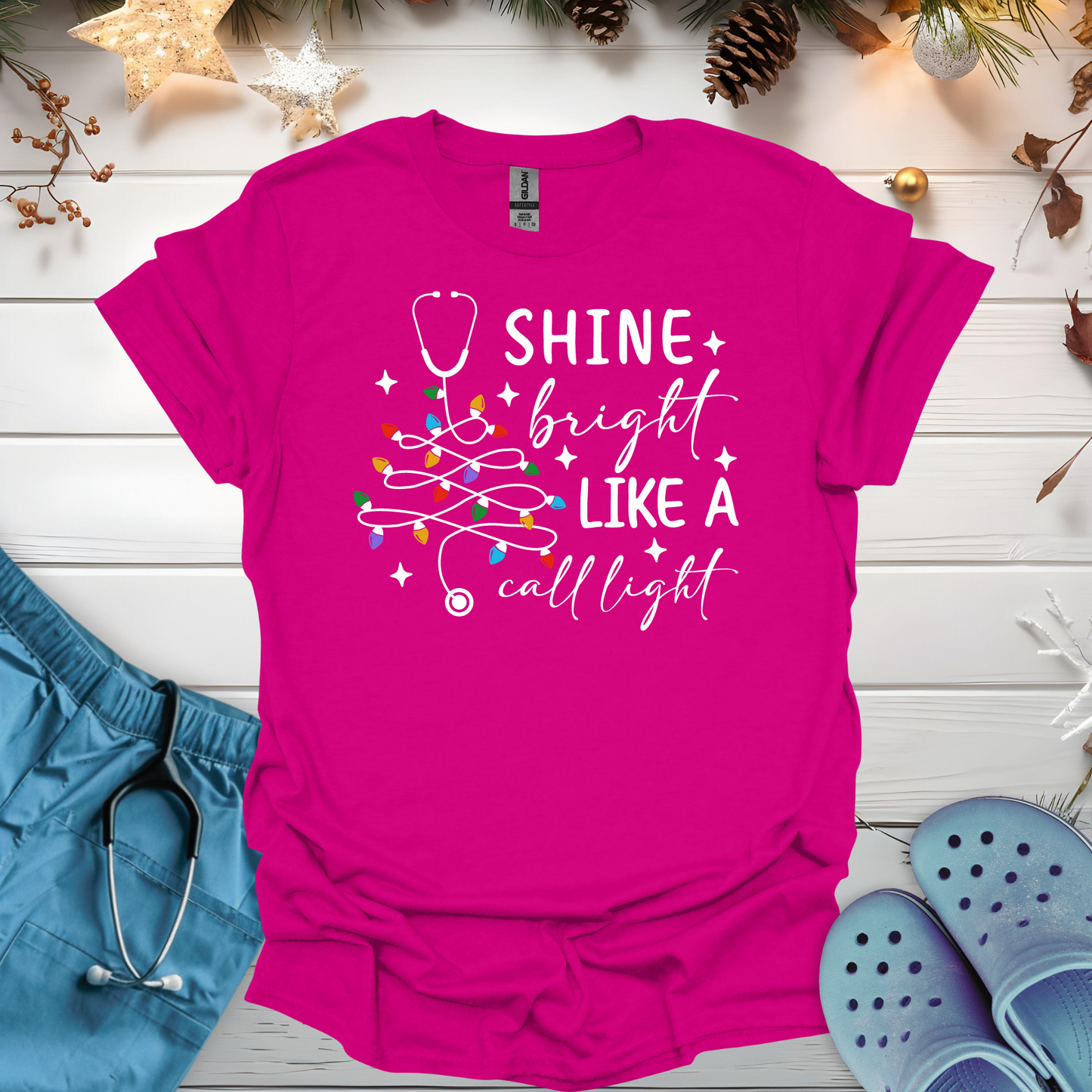 Shine Bright Like A Call Light T Shirt