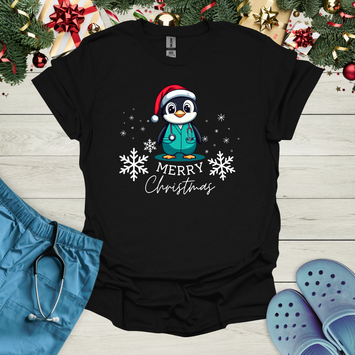 Christmas Penguin T-Shirt