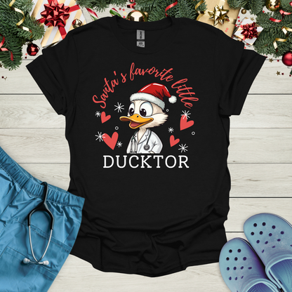 Santa's Favorite Little Ducktor T-Shirt