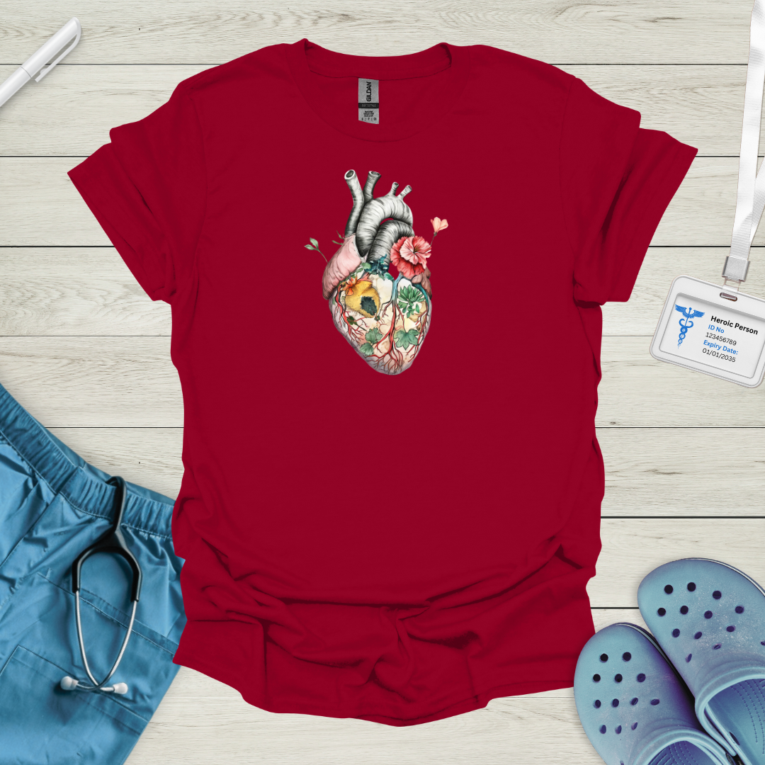 Floral Heart T-Shirt