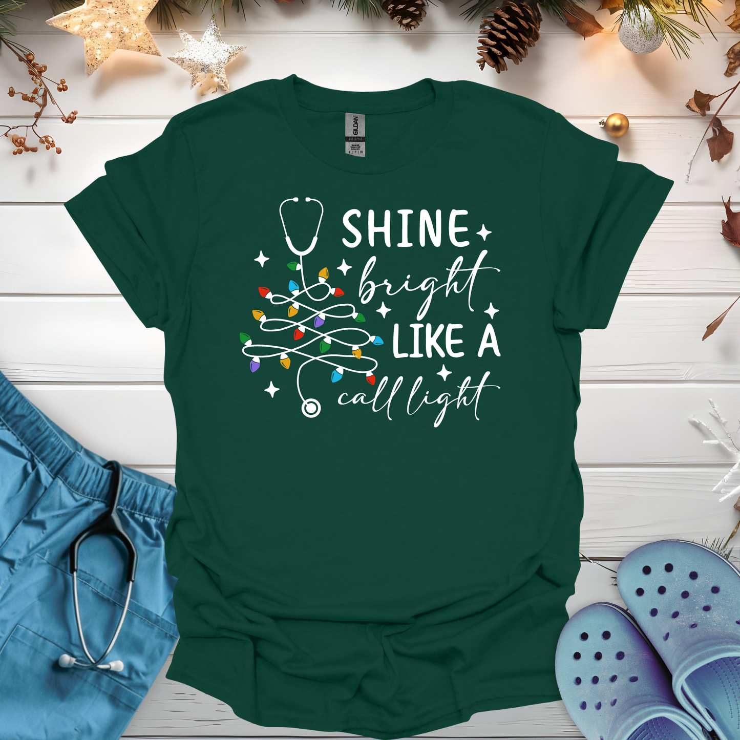 Shine Bright Like A Call Light T Shirt