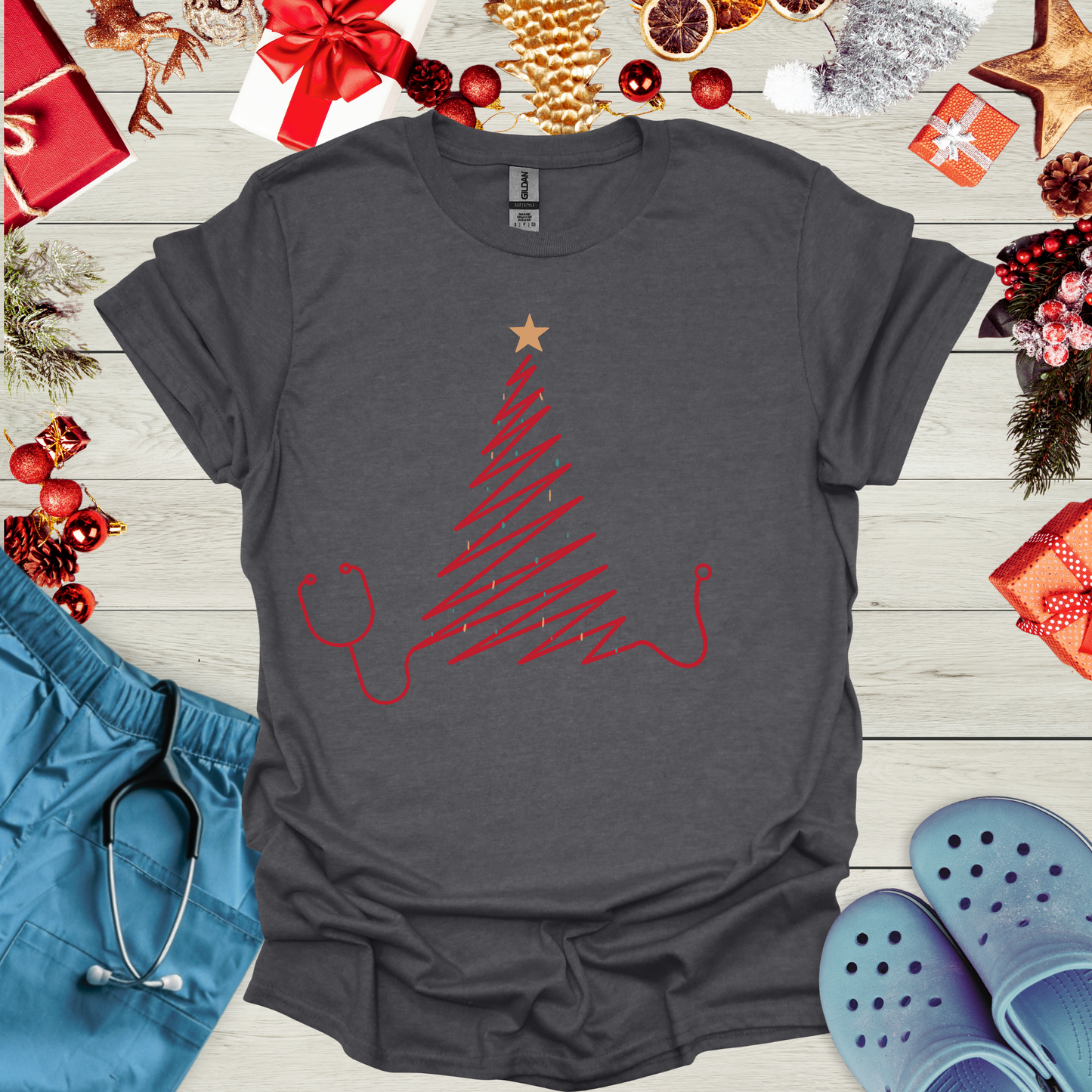 Stethoscope & Tree T-Shirt