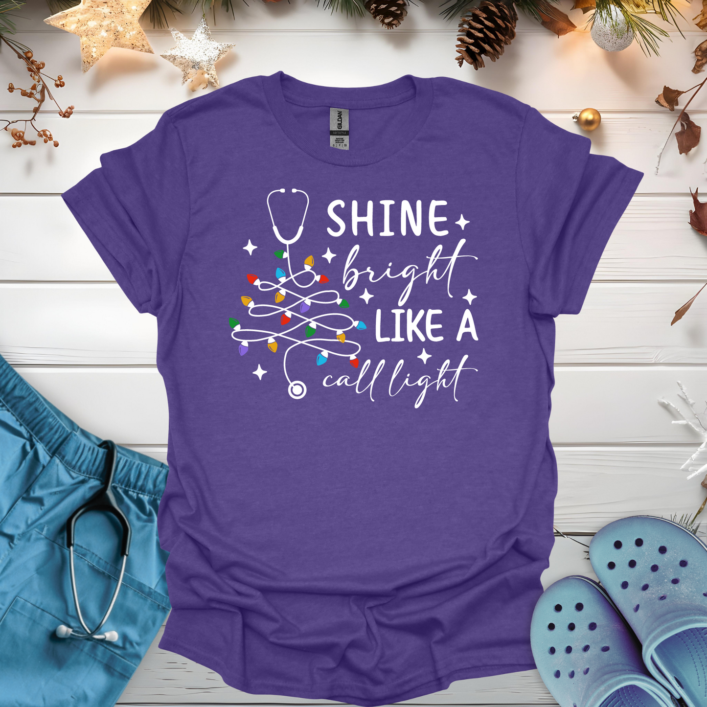 Shine Bright Like A Call Light T Shirt