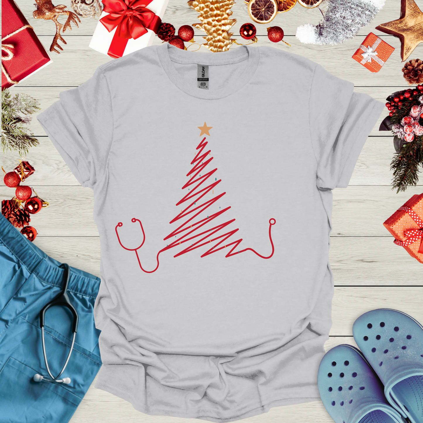 Stethoscope & Tree T-Shirt