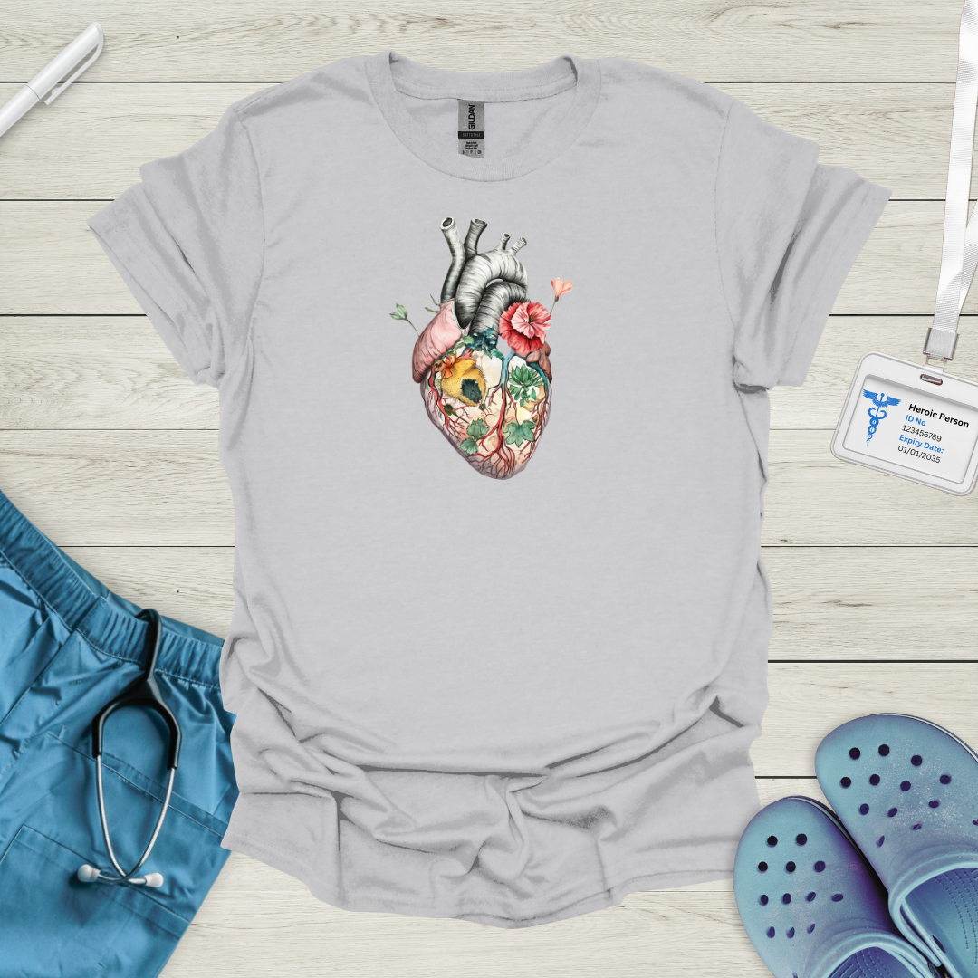 Floral Heart T-Shirt