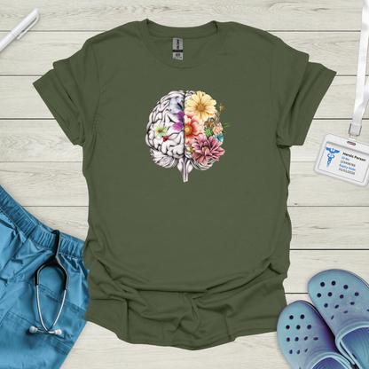 Floral Brain T-Shirt