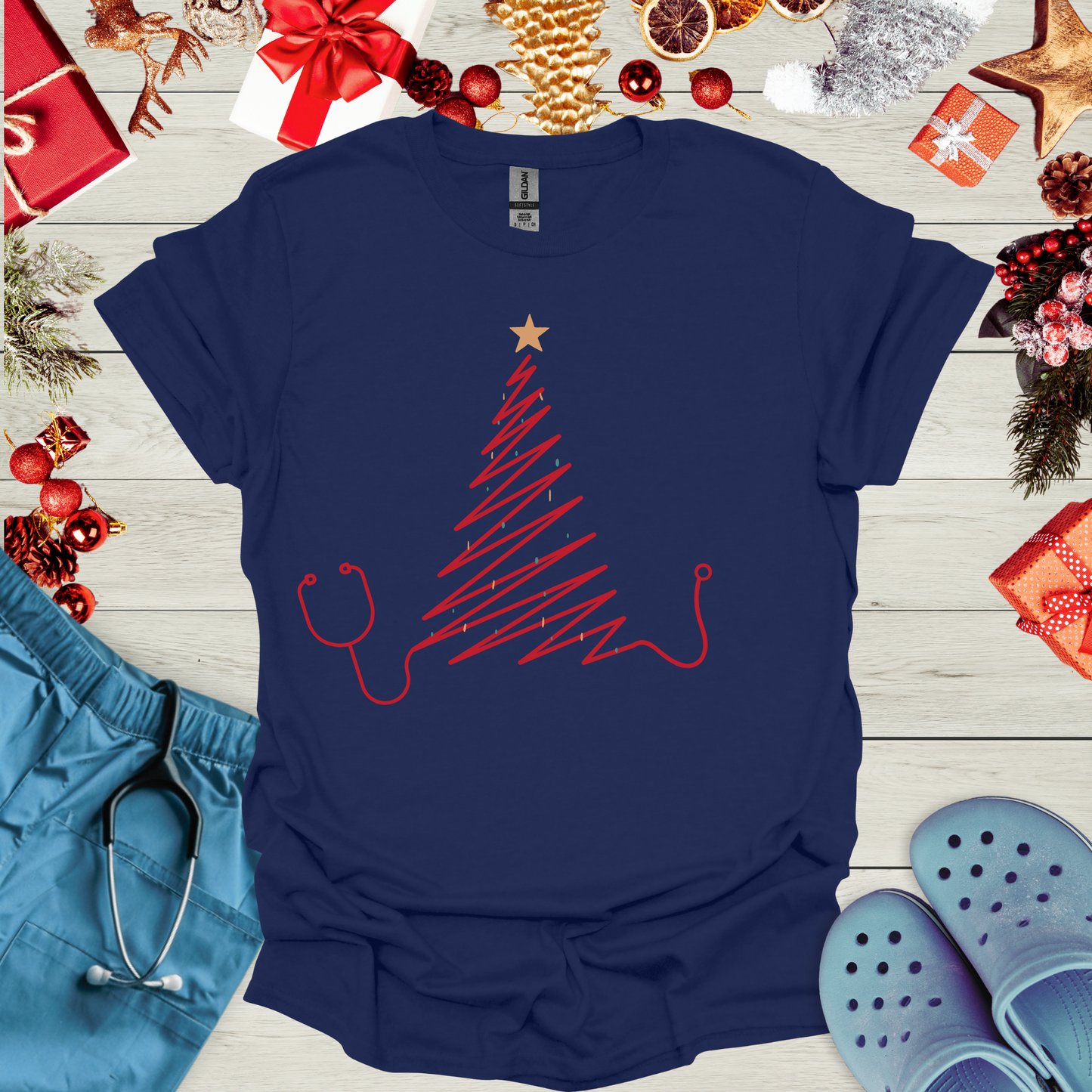 Stethoscope & Tree T-Shirt