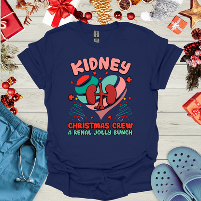 Kidney Christmas Crew T-Shirt