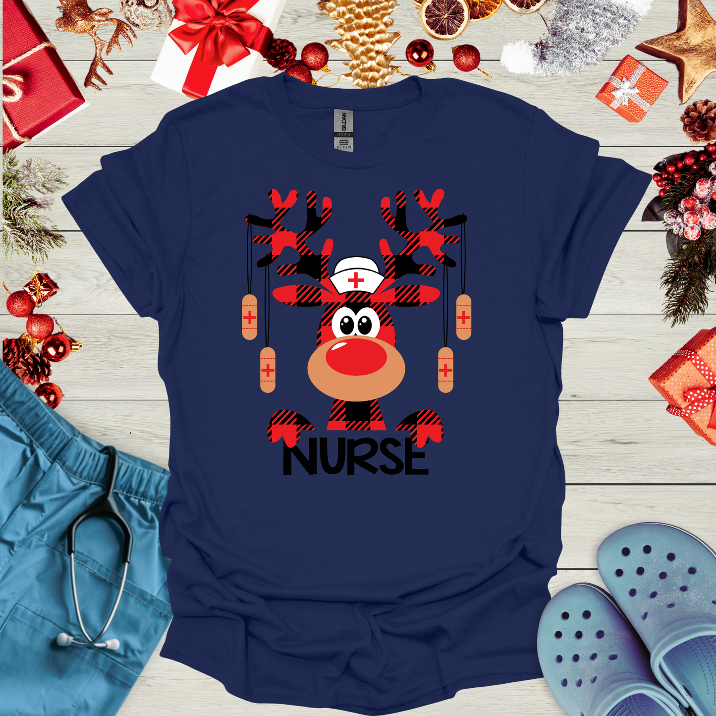 Reindeer Nurse T-Shirt