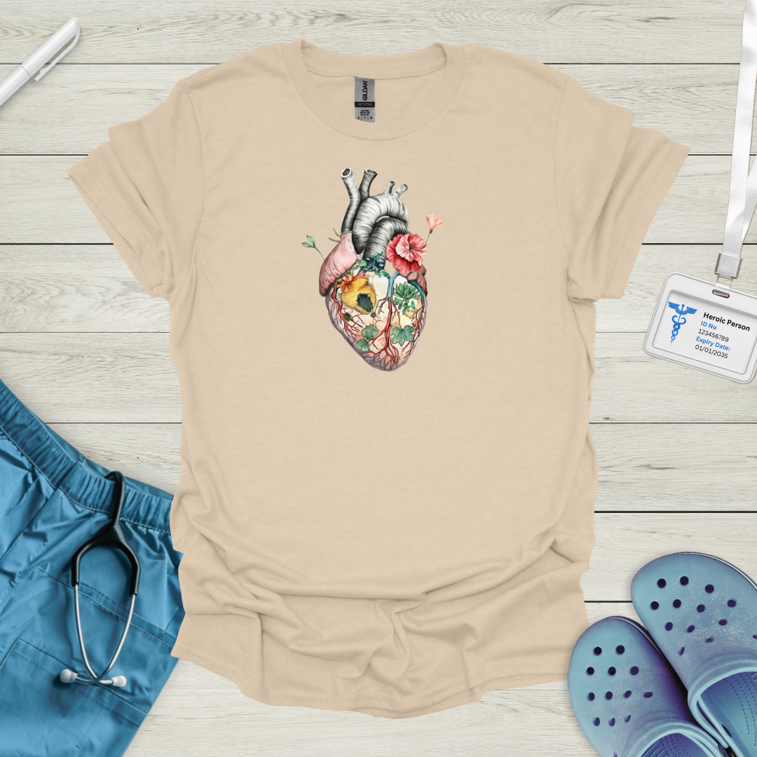 Floral Heart T-Shirt