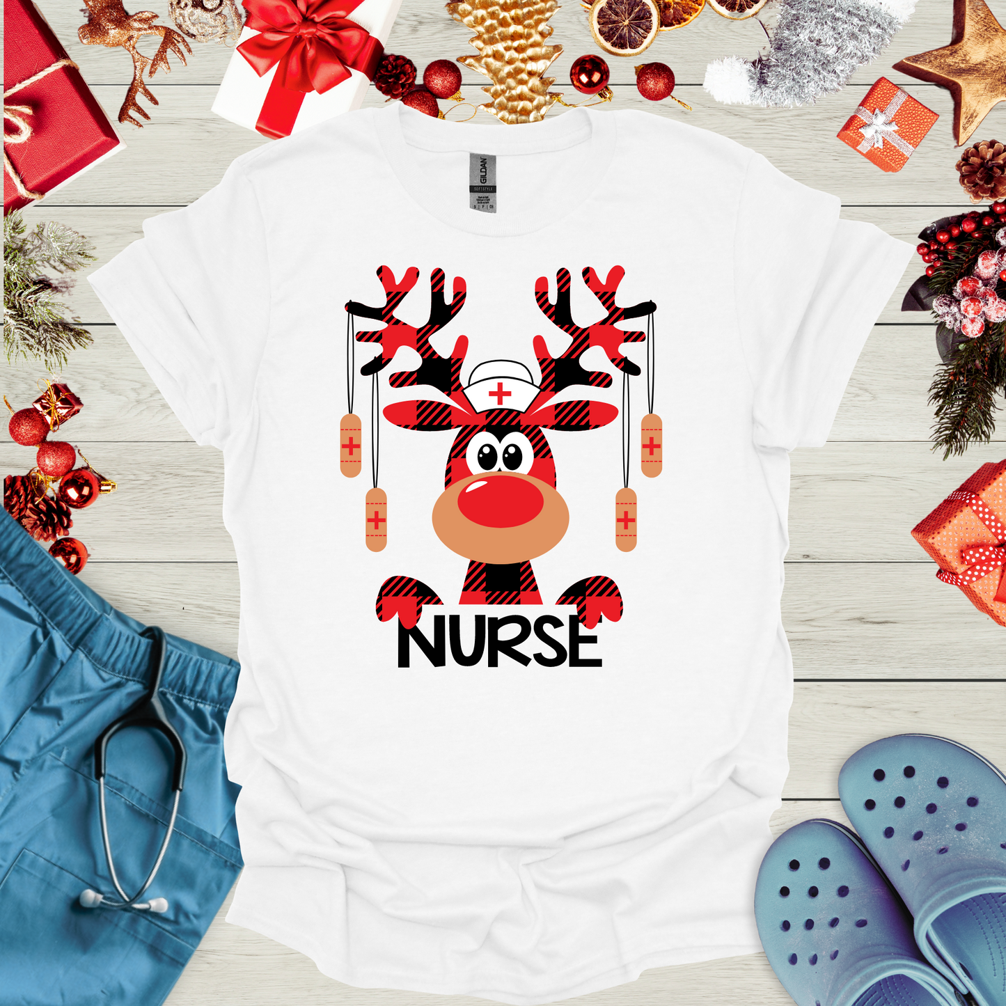 Reindeer Nurse T-Shirt