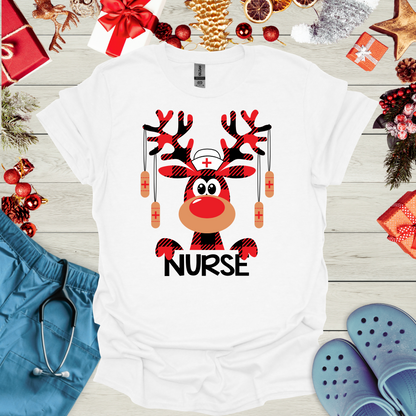 Reindeer Nurse T-Shirt