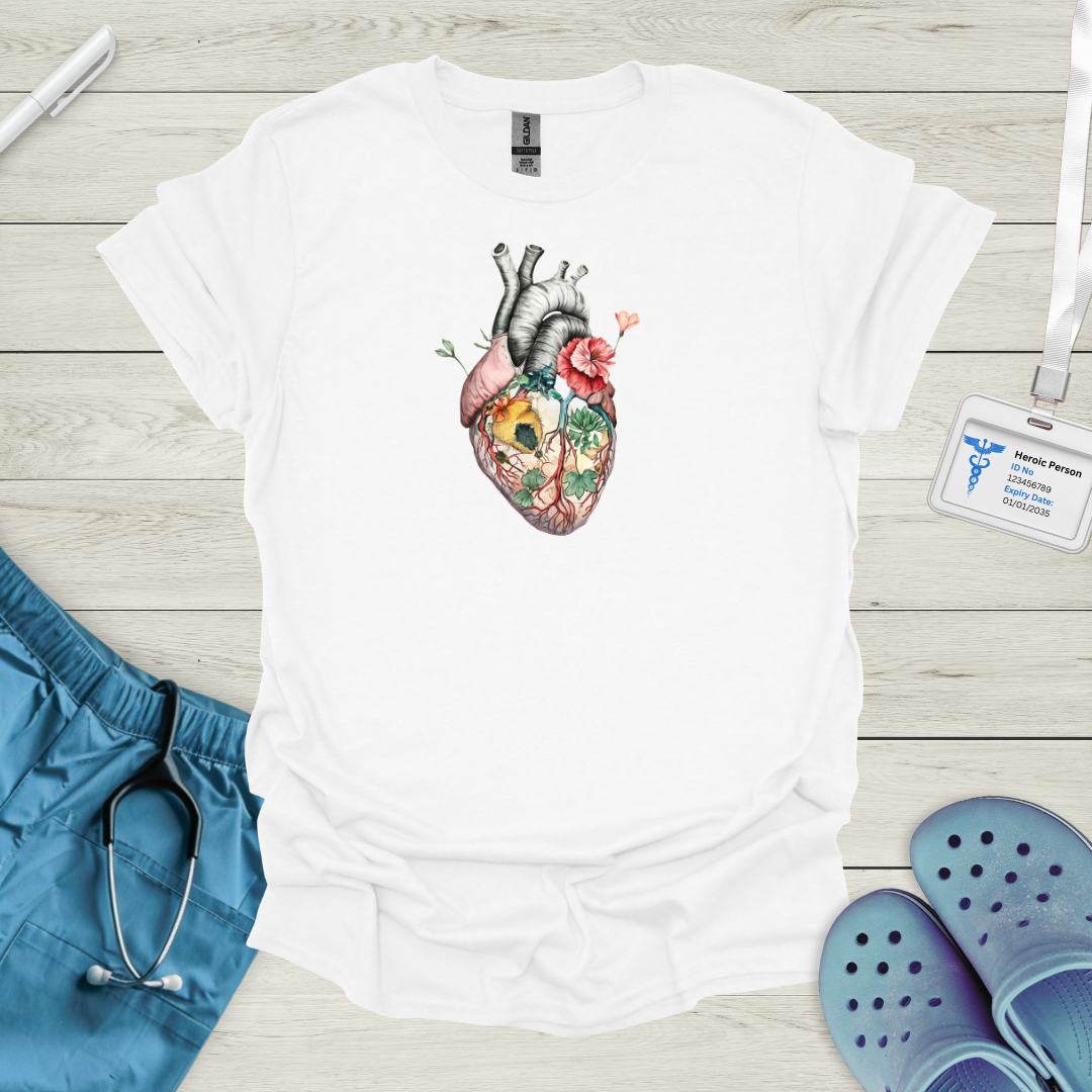 Floral Heart T-Shirt