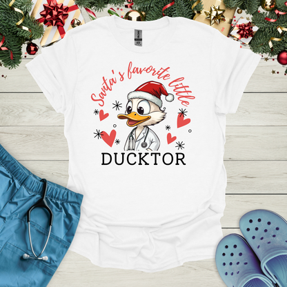 Santa's Favorite Little Ducktor T-Shirt